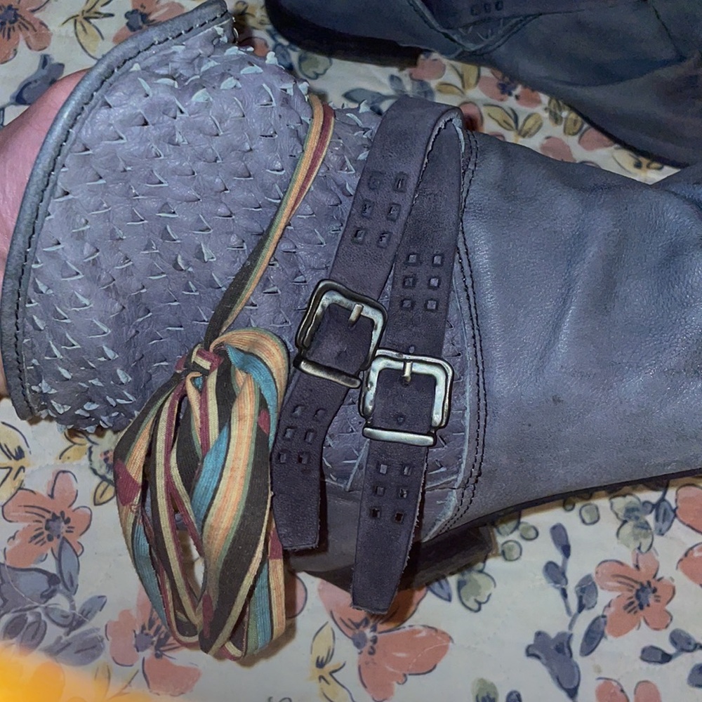 Suede Booties - image 3